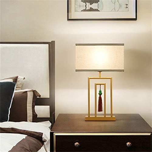 Projeto de lâmpada de mesa Zsedp LED Tabel Hand Fabric Home decorativa para quarto de quarto
