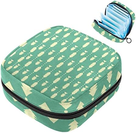 Bolsa de época, tampões portáteis de saco de armazenamento de tampões colecionam bolsa feminina Organizador sanitário feminino para