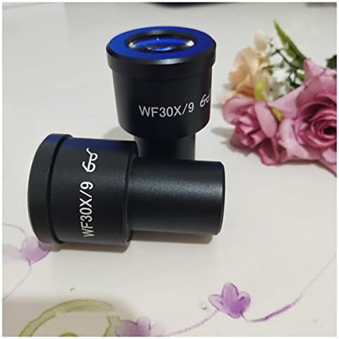 Acessórios para microscópio WF30X 9mm High EyePoint 30x Lente ocular para microscópio bi-microscópio 23,2mm consumíveis de laboratório
