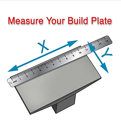 Placa de construção flexível de 124x70mm de 124x70mm para a impressora de resina, folha de impressão de aço de mola+base