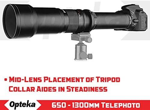 Opteka 650-2600mm f/8 de alta definição Ultra telefoto lente zoom para nikon 1 v1 v2 v3 j1 j2 j3 j4 s1 s2