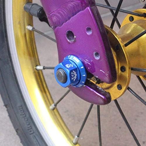 2 peças porcas de bicicleta eixo traseiro Eixo de aço inoxidável Flange Mountain Fit para BMX Fixie M10 Eixo parafuso