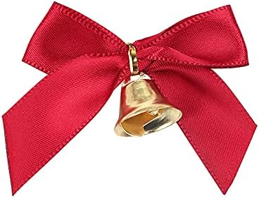 Natal Golden Decoration Tree Bow Bow Red Christmas Christmas Red Decoração Casa Bell Christmas Bow Casa Decoração Pig Swinging Car ornamento