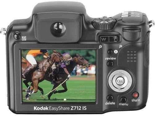 Kodak Easyshare Z712 é de 7,1 MP Digital Camera com Zoom Estabilizado de Imagem 12xoptical