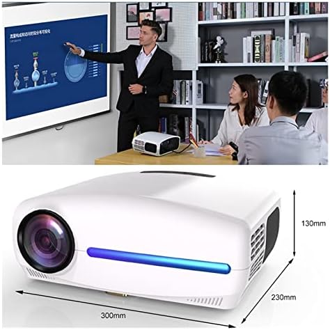 1080p 4K Full HD Projector com resolução de 6500 lúmens, projetor LED para home theater, projetor a laser 3D