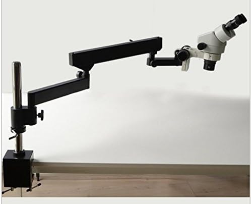 GOWE 3,5X-45X Binocular Articulação Pillar Grampo Microscópio Zoom+Acessórios para Microscópio Microscópio 144 LIDADOS