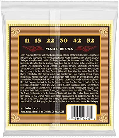 Ernie Ball Earthwood Silk and Steel Strings de guitarra acústica extra macia 3, 10-50 medidores