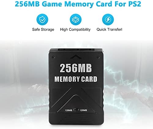 PS2 Memory Card, 256 MB de alta velocidade cartão de memória para a Sony PlayStation 2