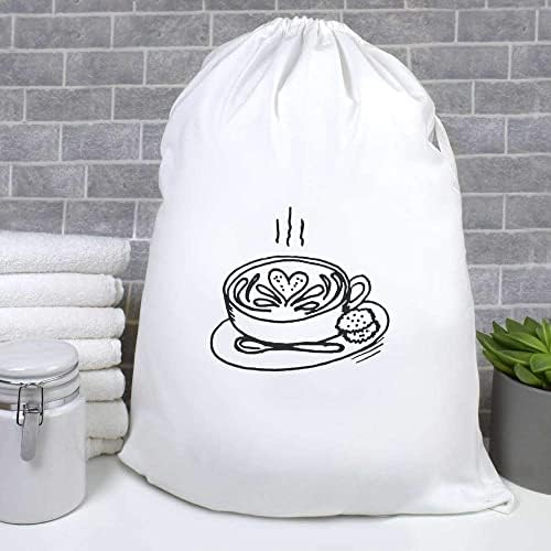 Azeeda 'Heart Coffee' Laundry/Lavagem/Bolsa de Armazenamento