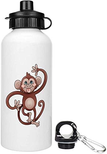 Garrafa de água/bebida reutilizável de 600ml 'Macaco Cheeky'