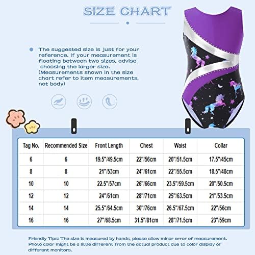 Jowowha Toddler Girls Gymnastics Leotard com shorts Sparkly Ballet Dance Unicards Unicorns Biketards Attivewear Swimsuit