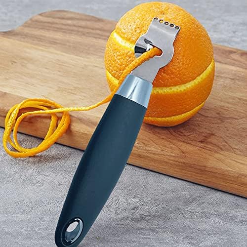 2pcs Lemon Zester Tool Tool Citrus Peeler Zester Ralador com alça de aço inoxidável Ralor