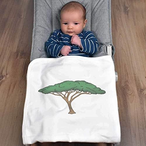 Azeeda 'Tree' Cotton Baby Blain/Shawl