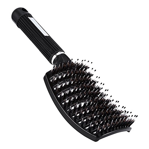 Hairbrush Hair Scalp Massage Pente Bristle & Nylon Para Detanking & Ensinante Cabelo Cabelo, Cabelo Chaveiro Mosco de Cambo de