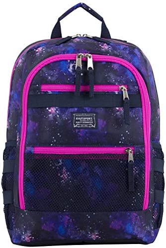 Eastsport compacto de mochila combo compacto com lancheira e lanche/lápis Bolsa - Constelação roxa/rosa