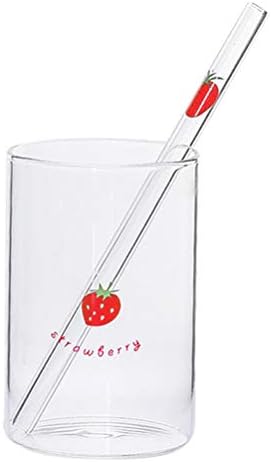 Doitool bebendo copos, xícara de vidro Borossilicato resistindo ao leite suco de frutas copo de armazenamento de água com