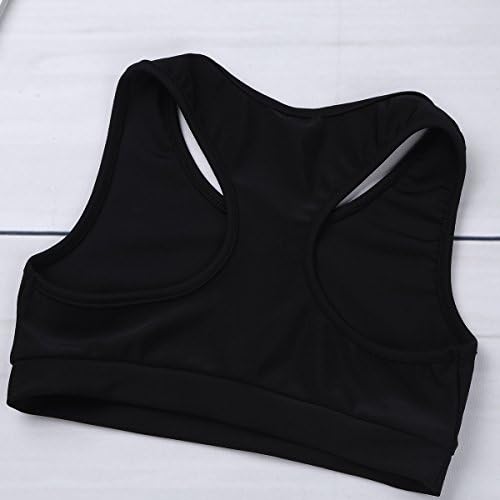 HULARKA GIRS GIRLS GYMNÁSTICA DOBREO DE BALLET GYMNÁSTICA BRA BRA TOP TOP com Bottoms Athletics Tracksuit Sports Black 5-6