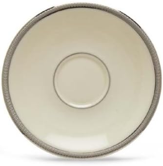 Lenox Tuxedo Platinum Rimmed Bowl, massas/sopa, marfim