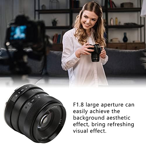 Vifemify 50mm F1.8 Lens de abertura grande para X -A1 X -A10 X -A2 X -A3 X -Pro1 X -Pro2 X -Pro3 Câmera de câmera Acessórios