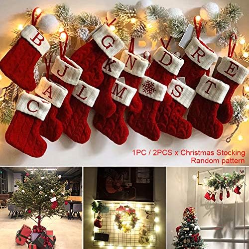 Yywj Christmas Mini Cable Knit Scock