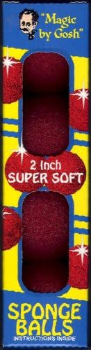 Puxa Red Magic Sponge Balls - 2 , Super Soft