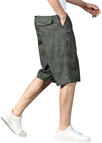 BMISEGM Men's Swimwear moda moda de moda casual de cor sólida zíper de bolso de bolso de fivela de shorts ao ar livre