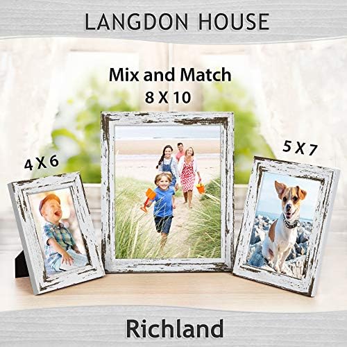 Langdon House 4x6 Picture Frames Farmhouse Style, Richland Collection