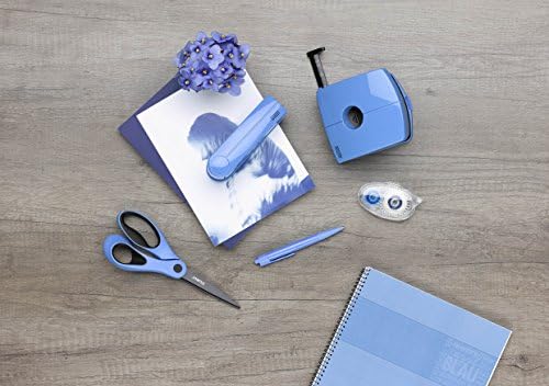 Novus B 4 Stapler de desktop, 40 folhas de escritório de escritório 65 mm - Easy Blue