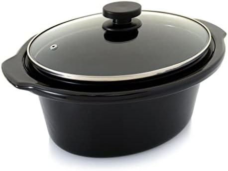 Deen Brothers 5 qt Cooker lento Pote interno e tampa de vidro