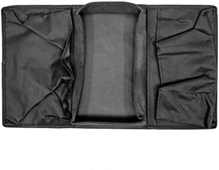 Gurus do tesouro preto 5 bolso sofá sofá braço braço de braço descanso cadeira remota controle de caddy storage Organizador de armazenamento bandeja