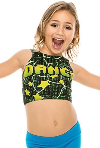 Kurve Kids Sublimation Crop Top -Feito nos EUA-