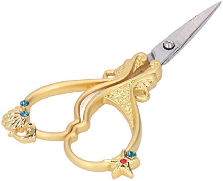 Tesoura de bordado, tesoura artesanal Blade de nitidez de aço inoxidável para mamãe para artesanato diy