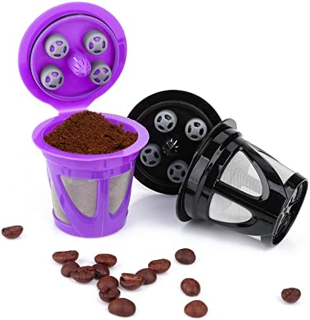 2 peças k xícaras k reutilizáveis, colher de café para k xícaras Outras cápsulas recarregáveis ​​Acessórios de cápsulas RECOLHAÇÃO K CUPAS BPA grátis