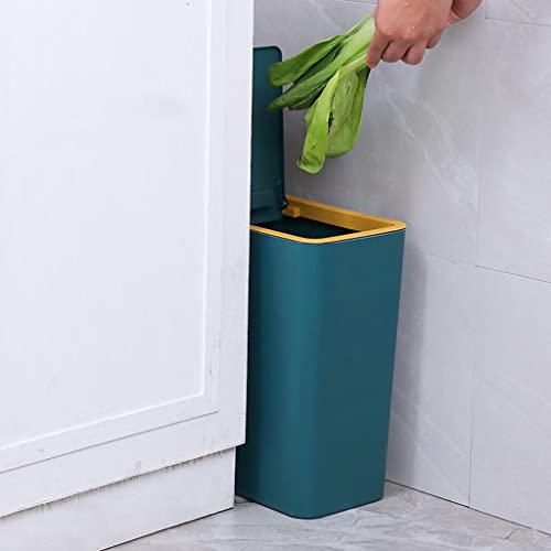 Lixo de reciclagem de lixo dypasa lixo de lixo pode ter um higiene da prensa com tampa com tampa de papel cesta de papel
