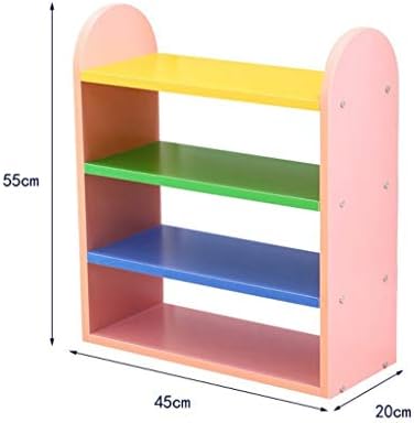 Tbudar sapato rack de sapato de 4 andares rack colorido rack infantil rack simples rack de armazenamento salva o