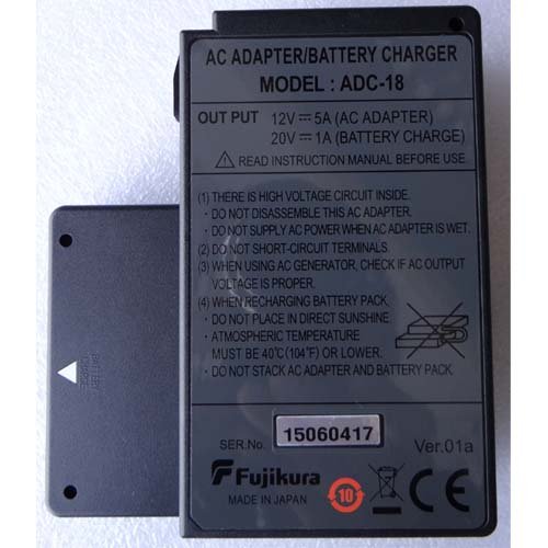 FUJIKURA FSM-70S FSM-70S+ FSM-80S FSM-70R FSM-70R+ Carregador de bateria do adaptador AC ADC-18 para FSM-70S FSM-70S+ FSM-80S