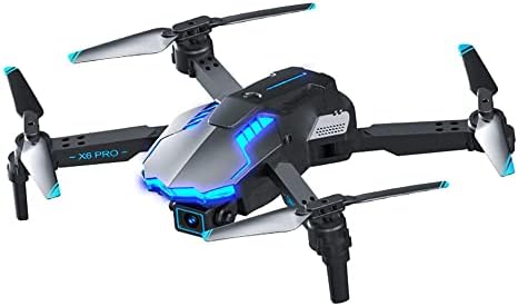 Drone de câmera dupla 4K Afeboo para adultos e crianças iniciantes, prevenção inteligente de obstáculos de três vias, posicionamento de fluxo óptico, quadrote de controle remoto dobrável
