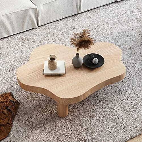 Codomi Coffee Side Table Nórdica Mesa de coquetel de pinho de pinho Tabela lateral livre Mesa lateral moderna Tabela