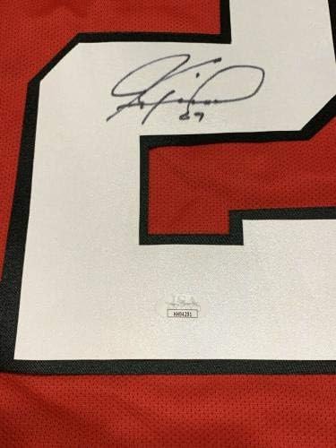 Jeremy Roenick assinou RBK Blackhawks 1992 Stanley Cup Jersey Licenciou JSA CoA - Jerseys autografadas da NHL