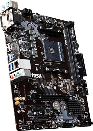 MSI PROSSERIES AMD A320 1º, 2º, 3º GEN RYZEN AM4 DDR4 HDMI DVI USB 3 MICRO-ATX POMENHA