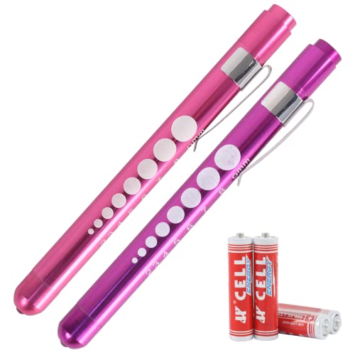 Dixie EMS reutilizável LED diagnóstico Medical Penlight com medidor de pupila e clipe de bolso