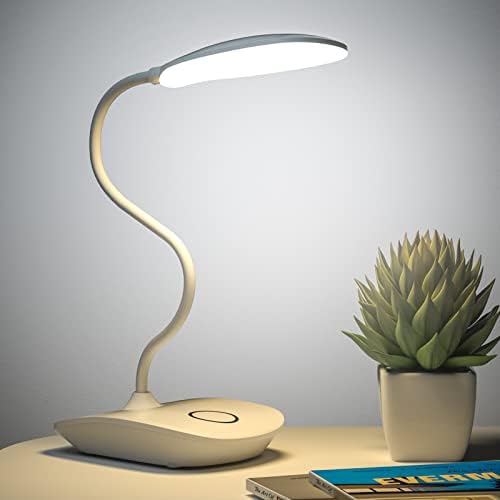 Lâmpada de mesa operada por bateria Deeplite, LED Luz de mesa 3 Modos de iluminação escurecimento escândalo, lâmpada de mesa