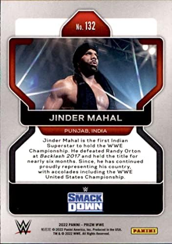 2022 Panini Prizm WWE #132 Jinder Mahal Smackdown Wrestling Trading Card