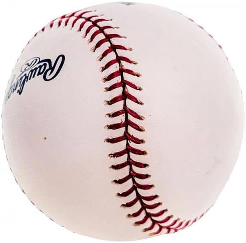 Brandon McCarthy autografou a MLB de beisebol oficial do New York Yankees, Los Angeles Dodgers Just Memorabilia Sku 211997
