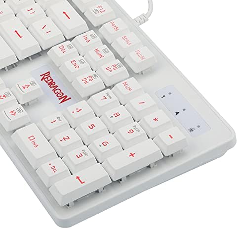 Redragon S107 Teclado para jogos e mouse Combinamento com fio Mechanical Feel RGB LED Teclado de retroiluminação 3200 DPI Gaming