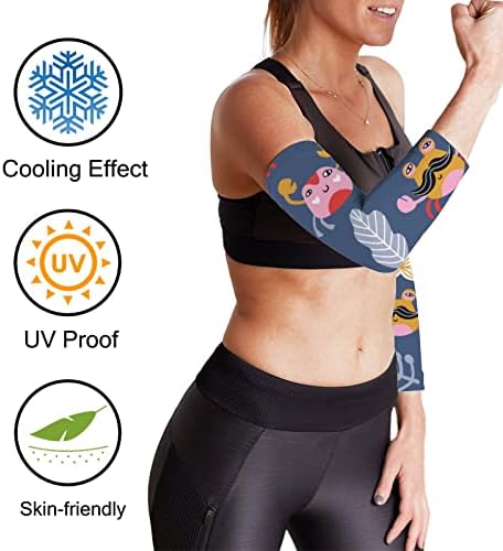Mulheres UV Sun Protection Arm Mangas, mangas de resfriamento Escudo de capa de braço para homens Ciclus de bicicleta de golfe