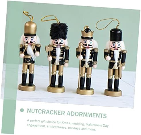 AMOSFUN 16 PCS Nutcracker Para Mesa De Christmas Decor Decorações de Nutcacker Decorações de Natal