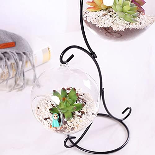 Displaamento genérico de 2pcs Display Stand Stand Dechers Decors Solping Stand Rack Selder para pendurar Globo Air Plant Terrarium