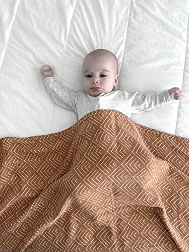 Little Jump Swaddle Blanket, Cobertores de musselina de algodão de bambu para meninas e meninos, bebês recebendo swaddles, BOHO Baby Essential para neutro
