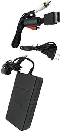 Novo pacote AV Cable & CA Power Charger Strong for Sony PlayStation 2 ps2
